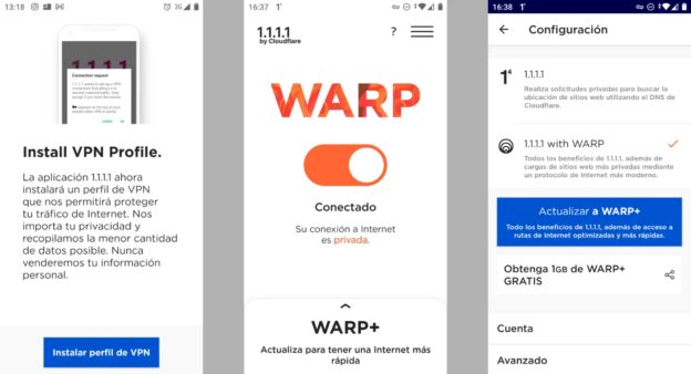 WARP para Android