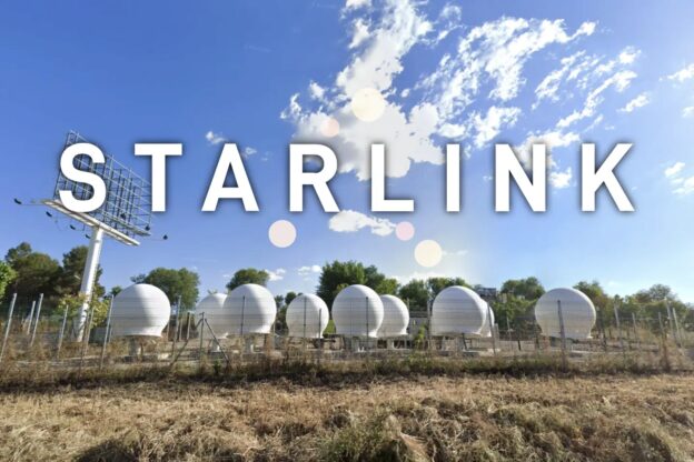 Antenas estación terrestre Starlink