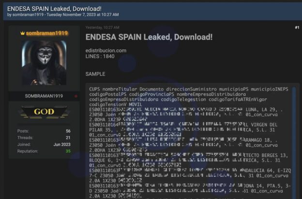 Endesa Spain Leaked