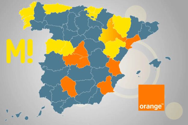 Provincias con candidatura MásMóvil y Orange para UNICO 2021