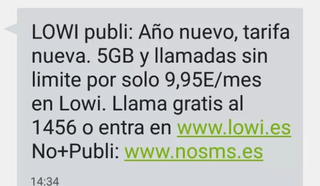 SMS de Vodafone