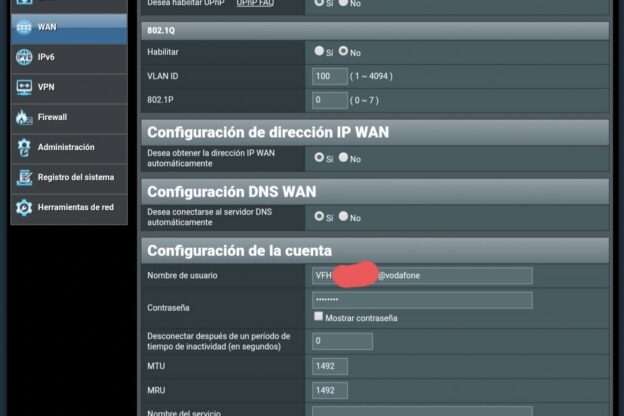 Configuración router Asus