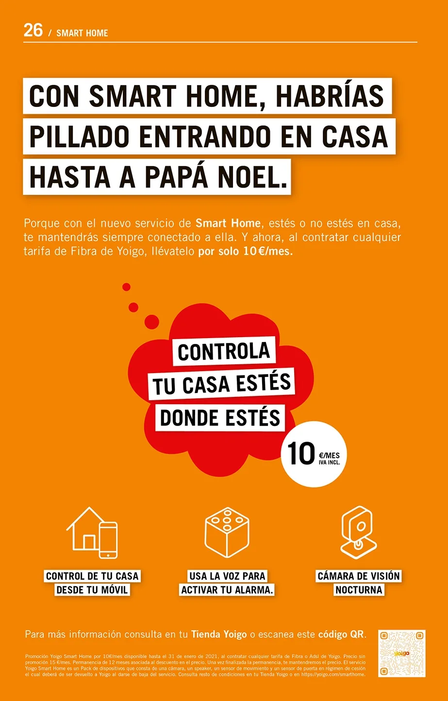 HomeGO Smarthome en la revista de Yoigo