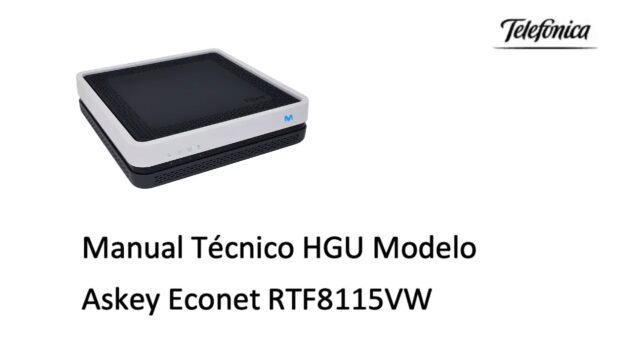 Manual Técnico HGU Modelo Askey Econet RTF8115VW