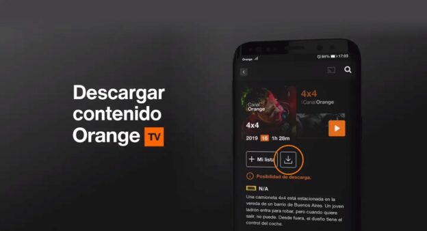 Descarga de contenido de Orange TV