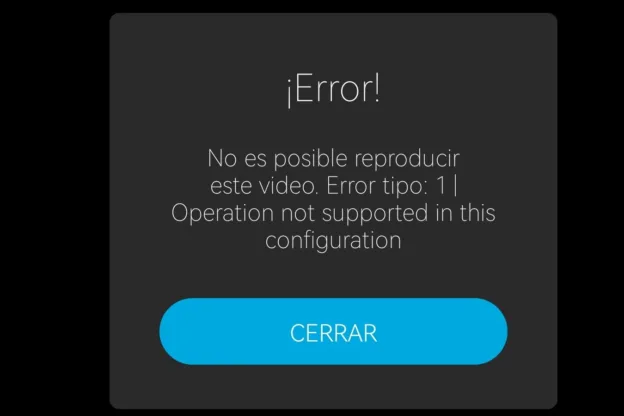 Mensaje de error al ver fútbol en Movistar+ el móvil