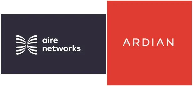Logos de Aire Networks y Ardian