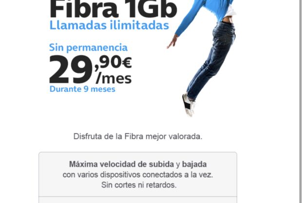 Oferta fibra Movistar Conecta 1 Gb