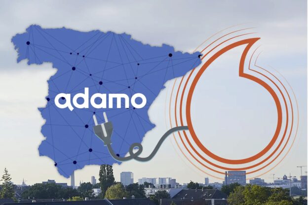 Vodafone conectado a la red de Adamo