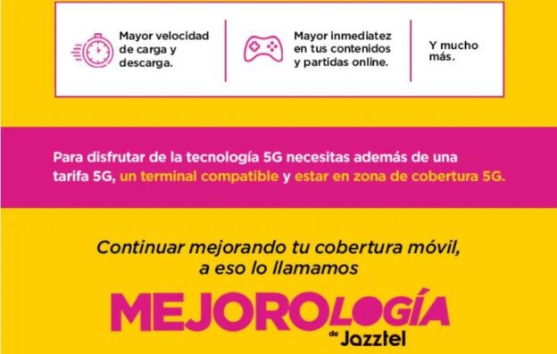 Ofertas Jazztel 5G: Packs Fibra y Móvil con cobertura 5G