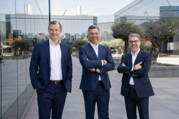 Meinrad Spenger, Germán López y Ludovic Pech, CEO, COO y CFO de la nueva JV