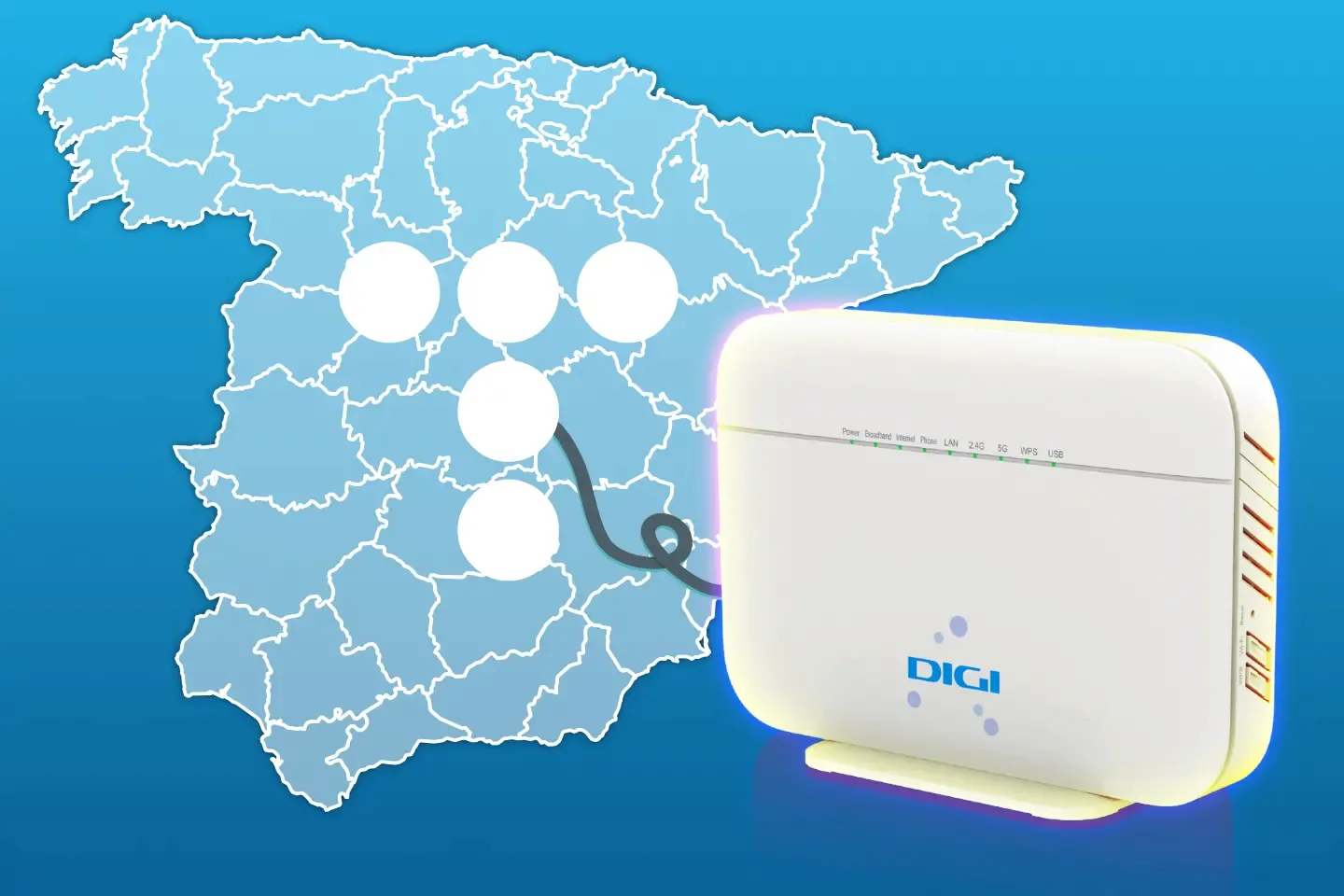 Fibra indirecta Digi