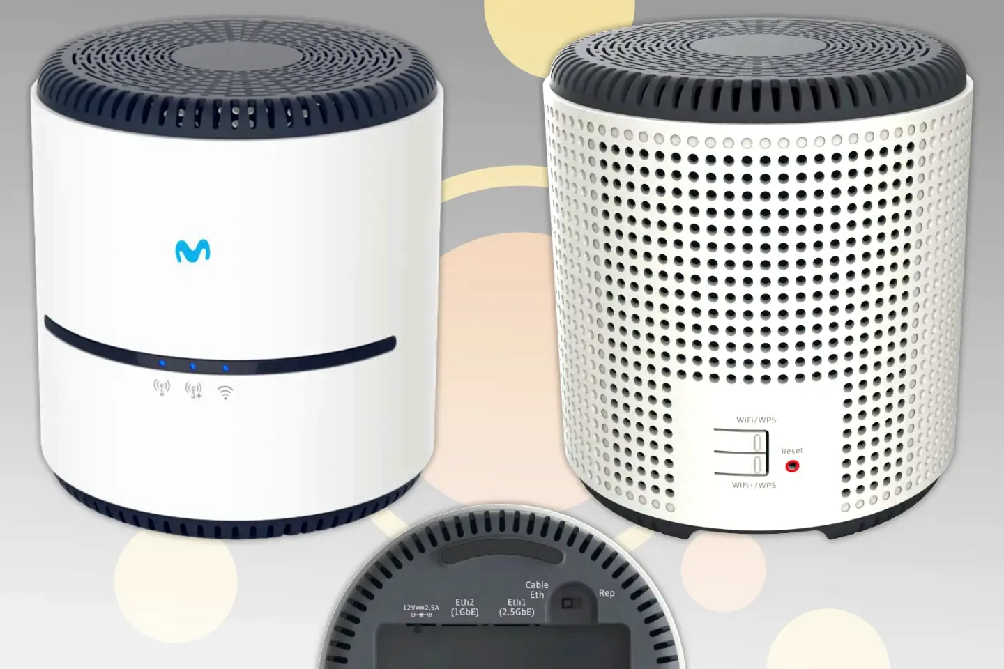 Lados Amplificador Smart WiFi 6 de Movistar