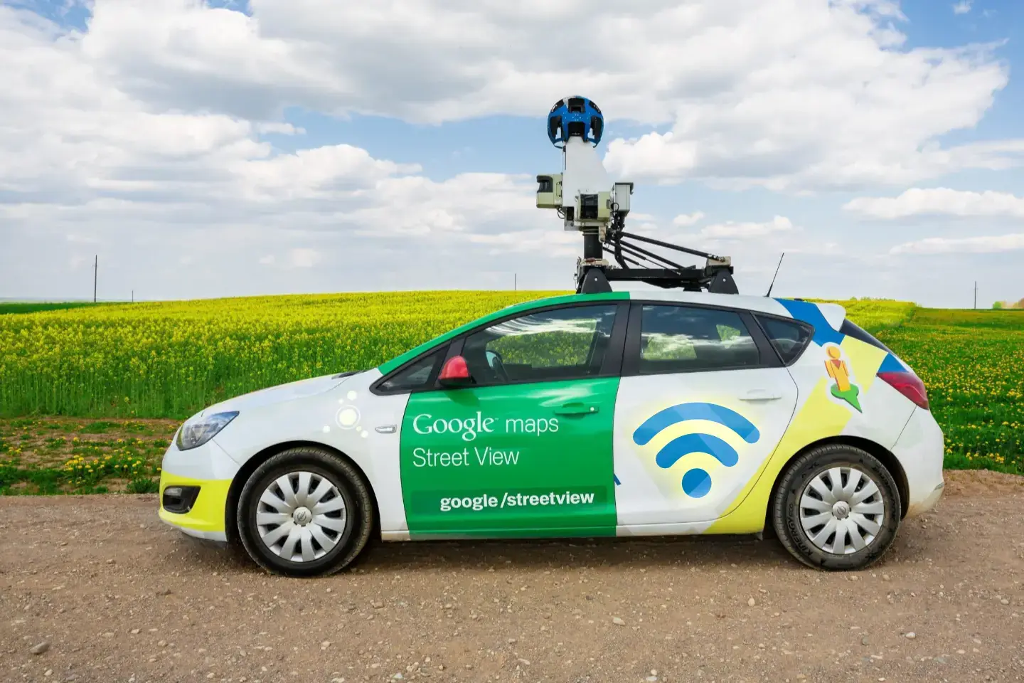 Coche Google Street View MAC WiFi