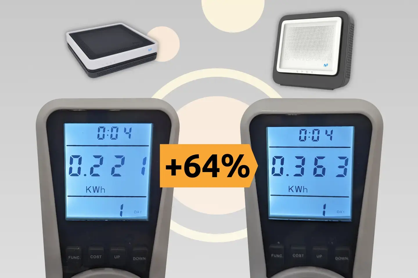 Consumo router HGU vs Smart WiFi 6