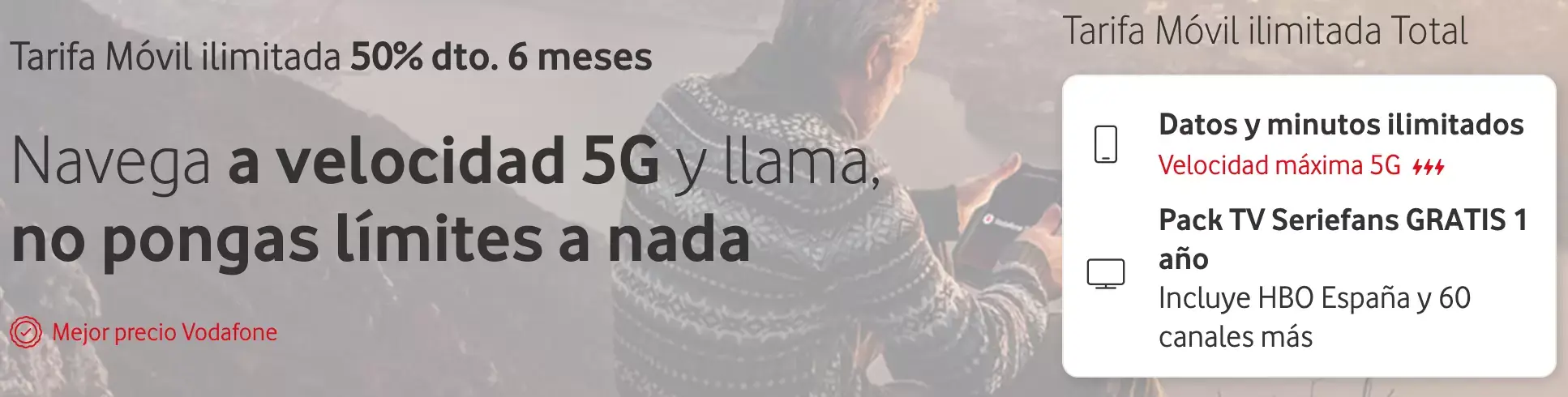 Tarifas ilimitadas de Vodafone