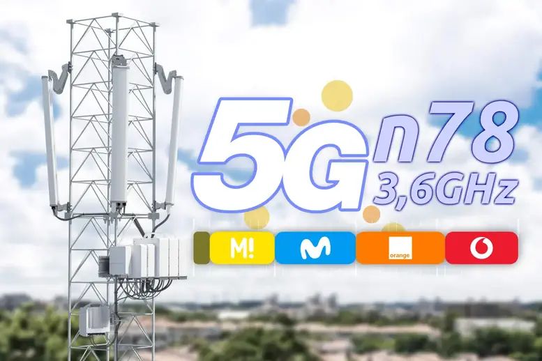 antena 5g banda n78 frecuencia 3 6 ghz