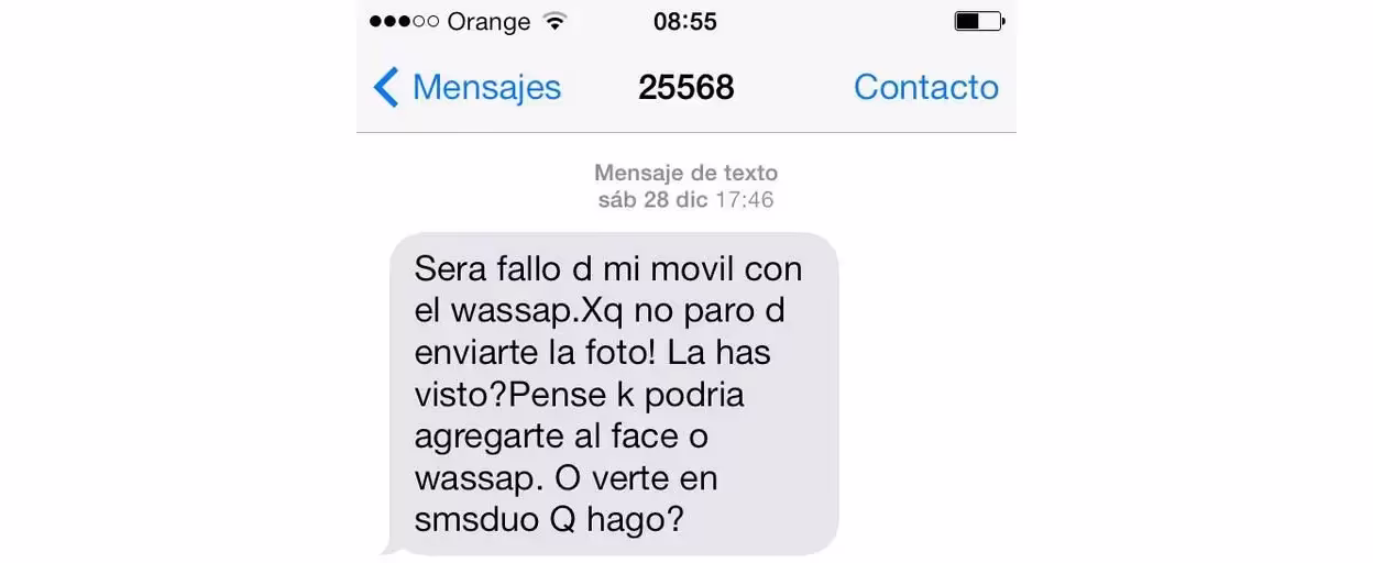 SMS premium fraudulento