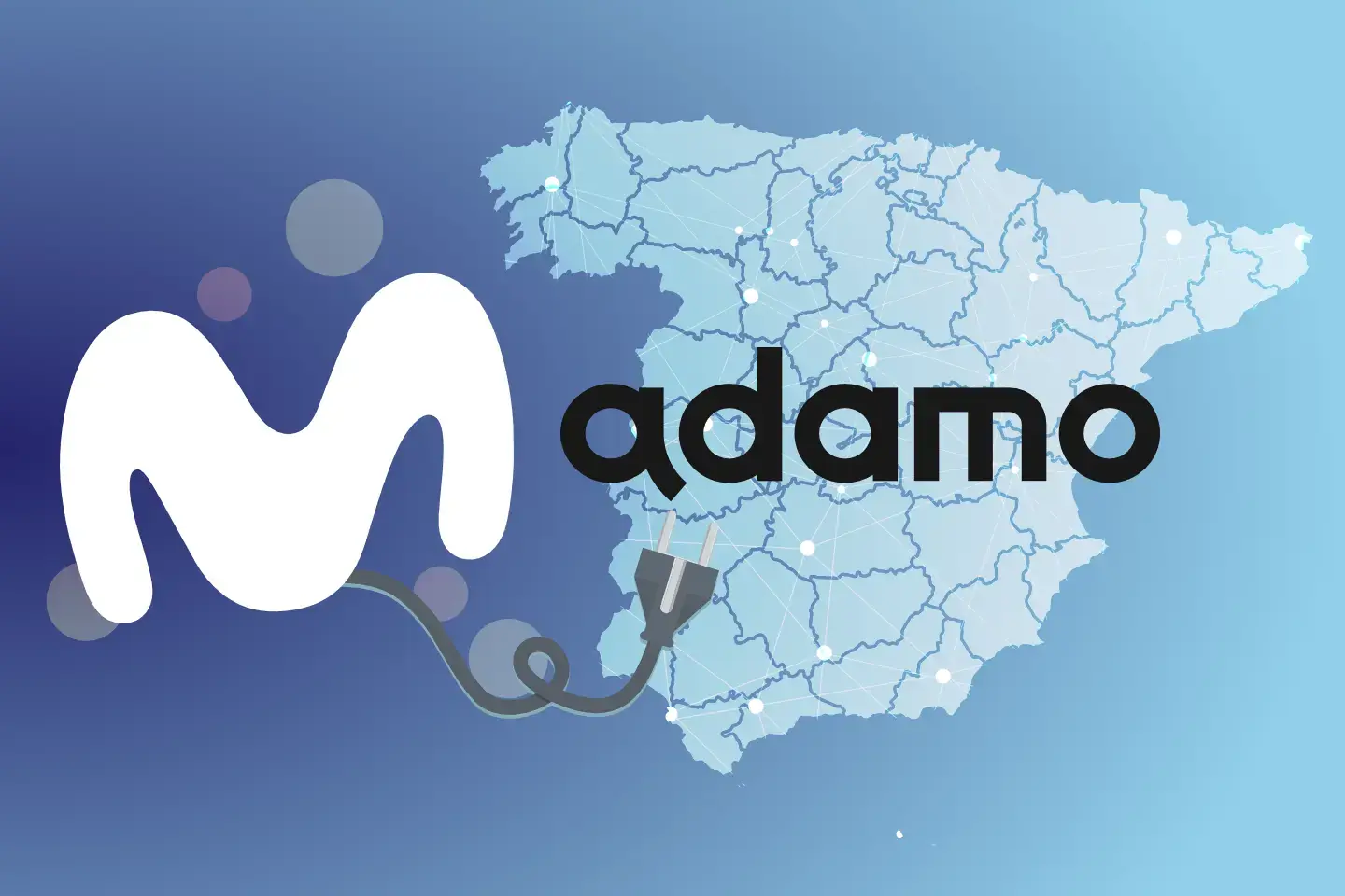 Movistar sobre red de Adamo