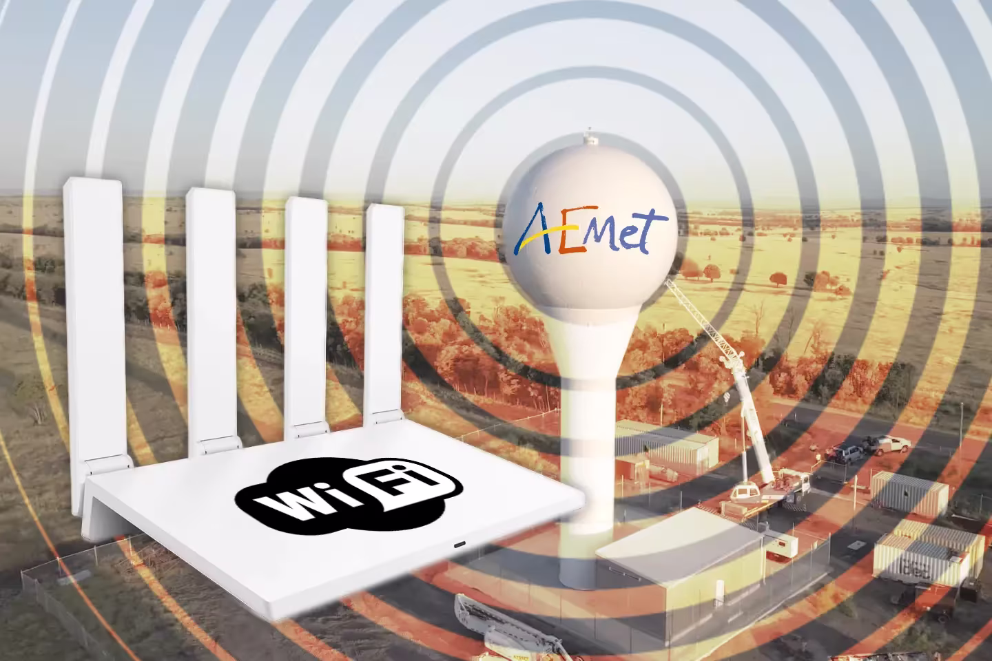 Radar meteorológico AEMET interferencias wifi