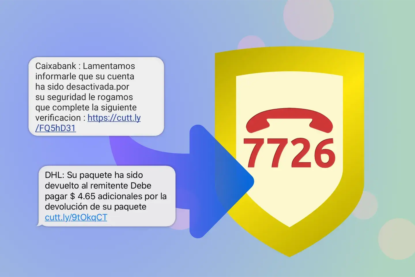 7726 denuncias SMS spam