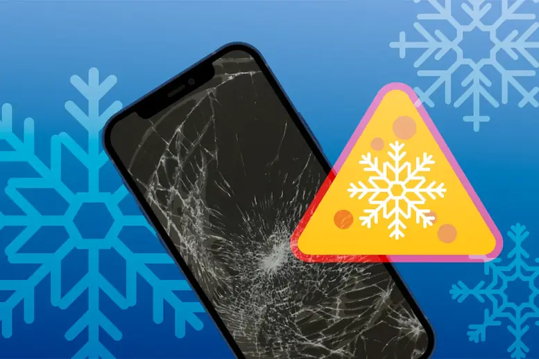 movil congelado frio copo nivel hielo