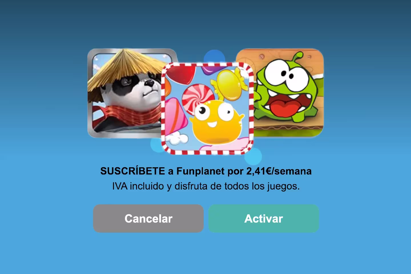 Pagos a terceros Funplanet