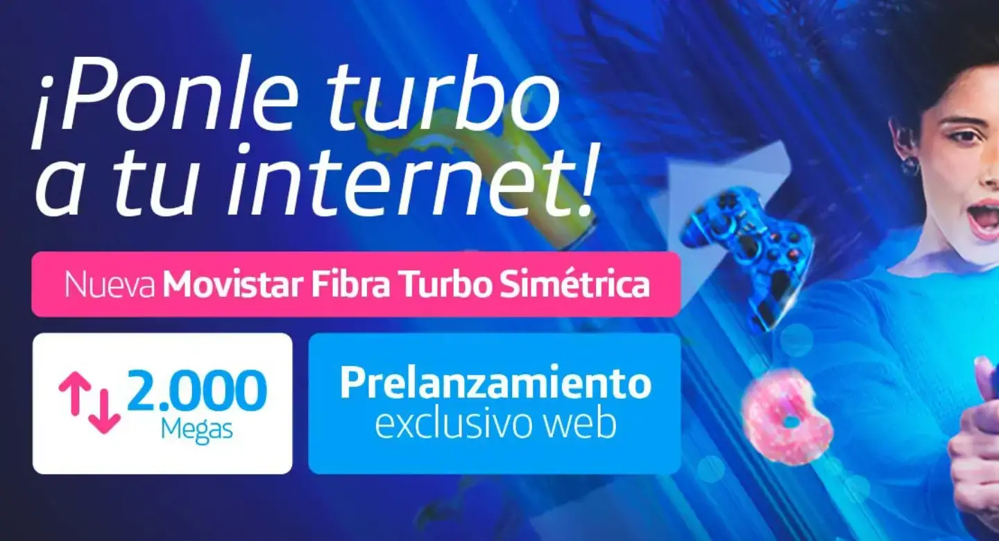 Movistar Fibra Turbo Simétrica 2 Gb