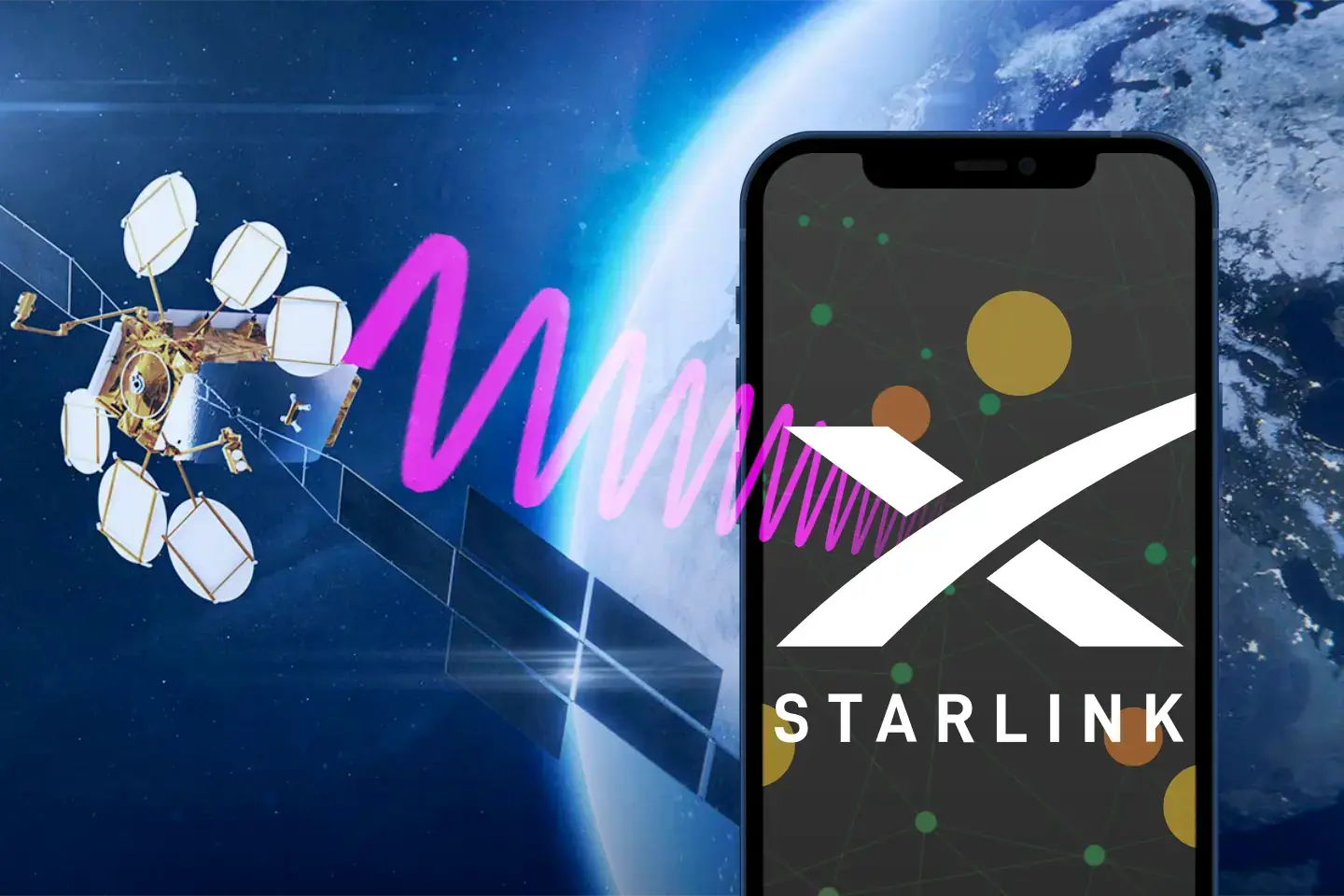 Cobertura móvil Starlink