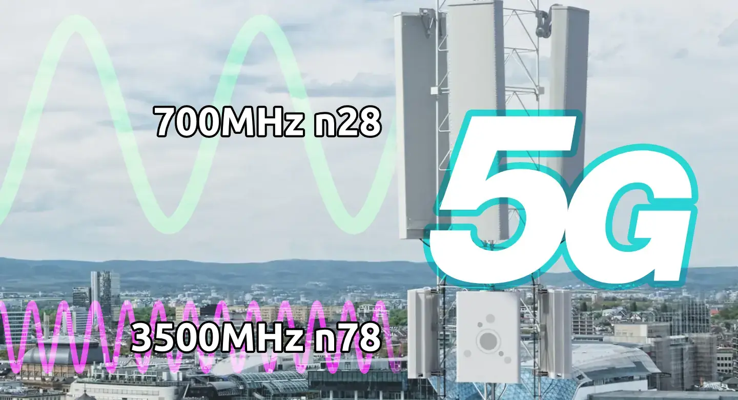 5G 700 y 3500MHz