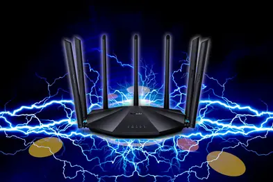 potencia wifi router