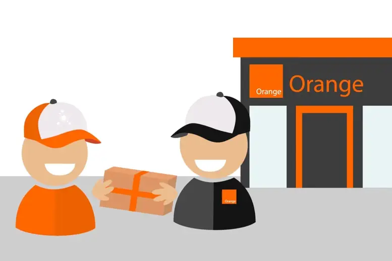 repartidor orange