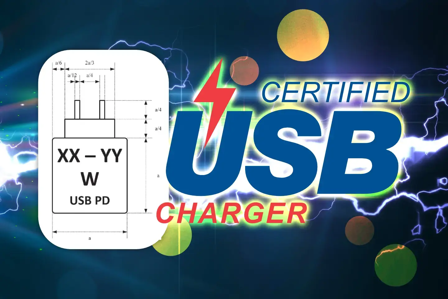 Cargador universal USB C