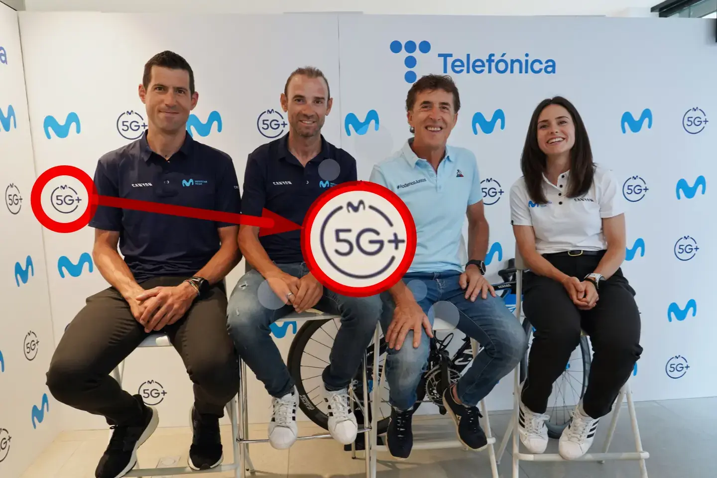 Logo Movistar 5G+