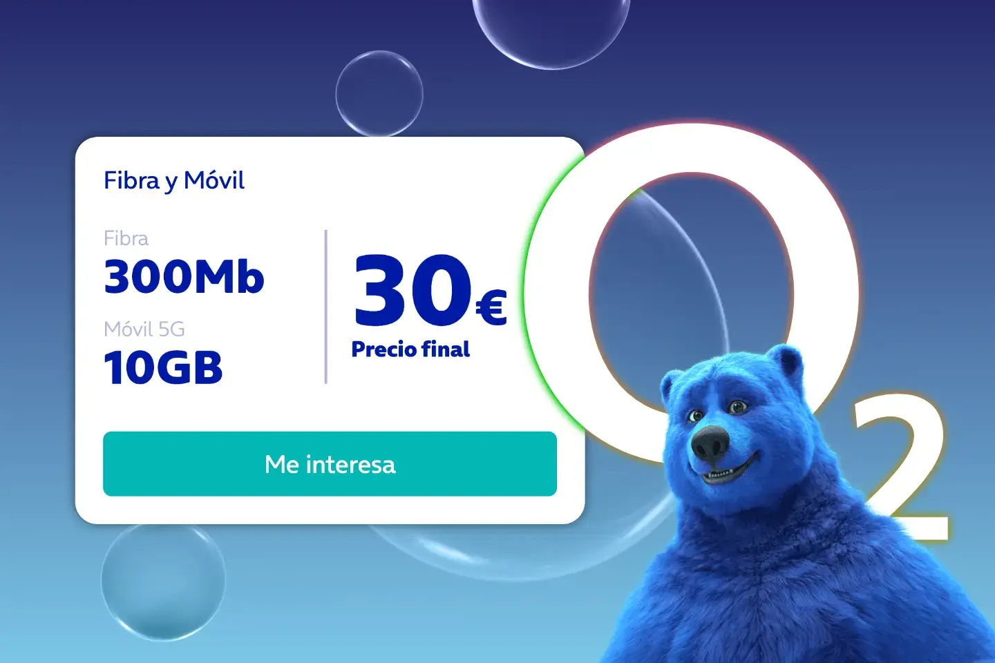 O2 tarifa 300Mb 10GB 30€