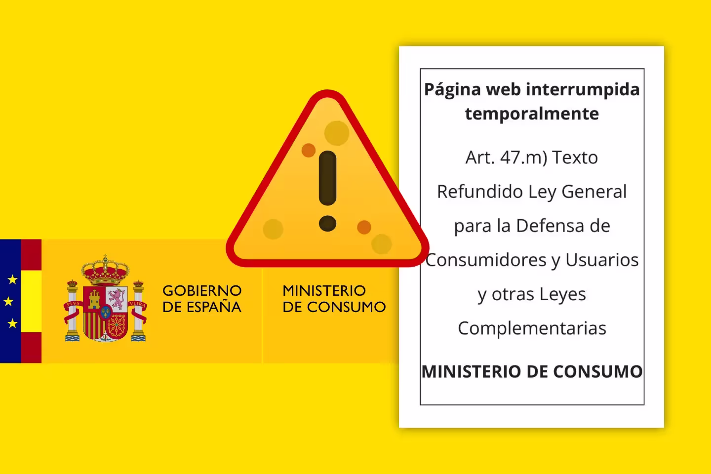 Bloqueo web Consumo