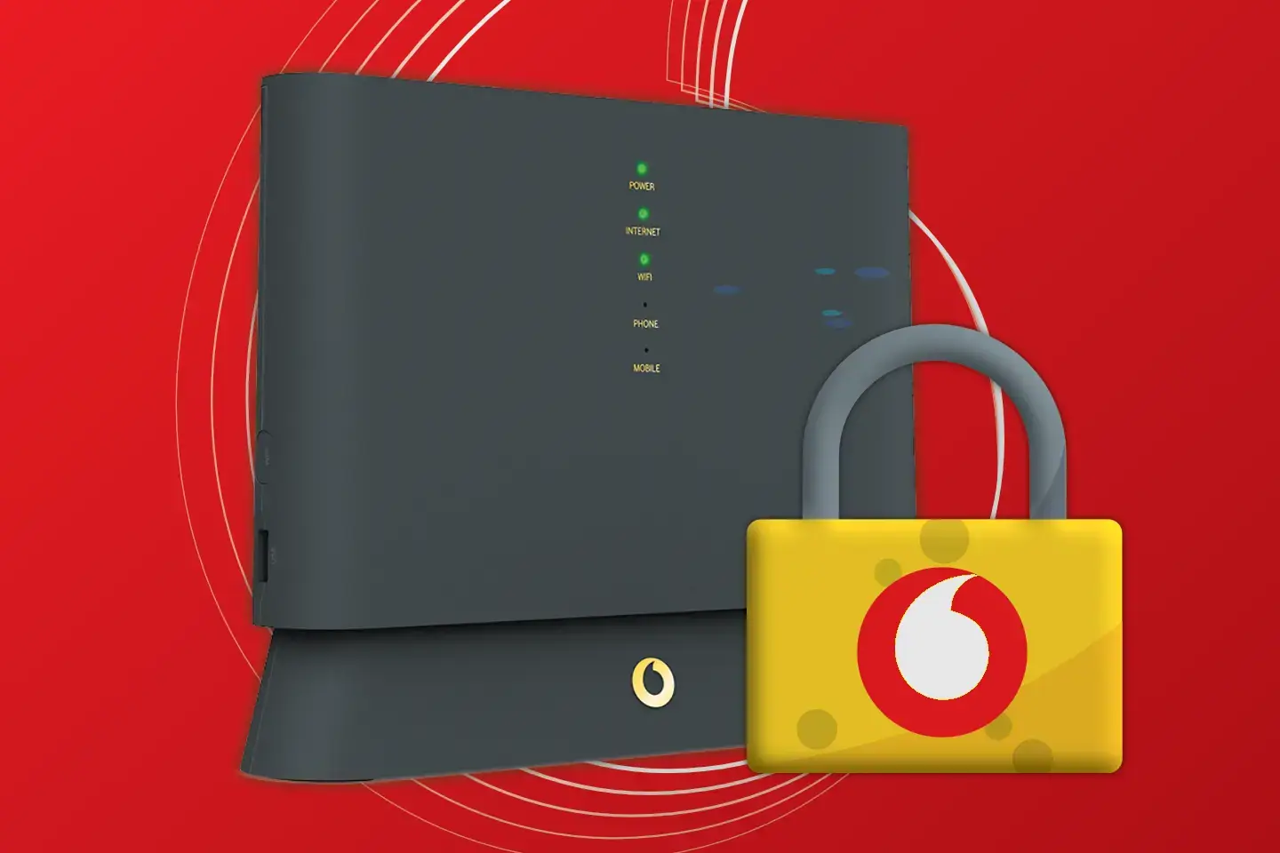 Router Vodafone bloqueado