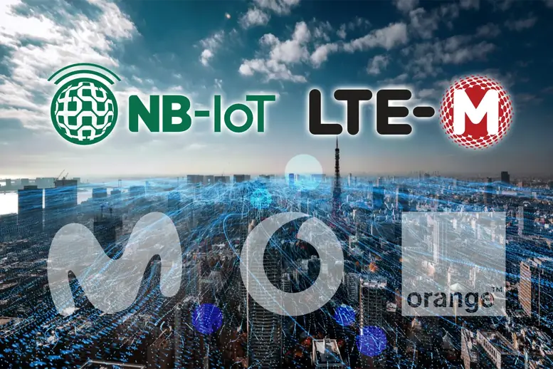 nb iot lte m movistar orange vodafone