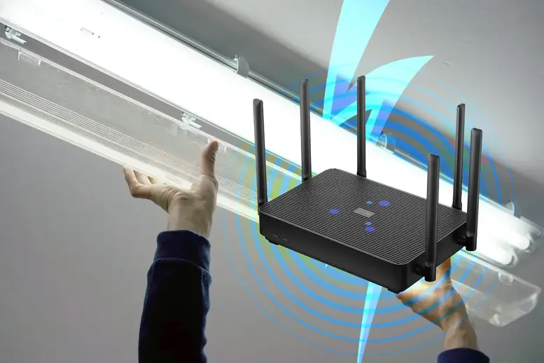 iluminacion interferencias wifi
