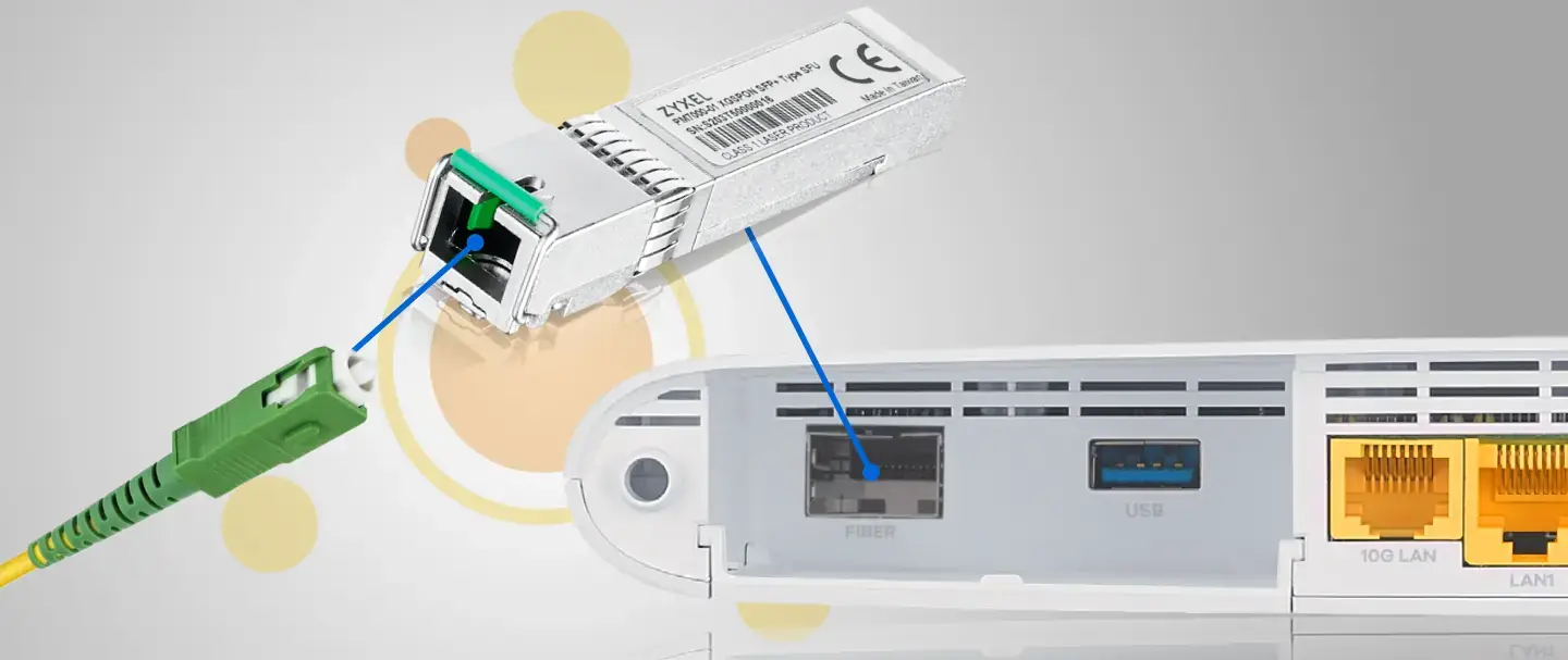 Modulo SFP+ router Digi