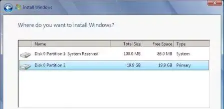 ¿Qué es la Partición Reservada para el Sistema de Windows 7?