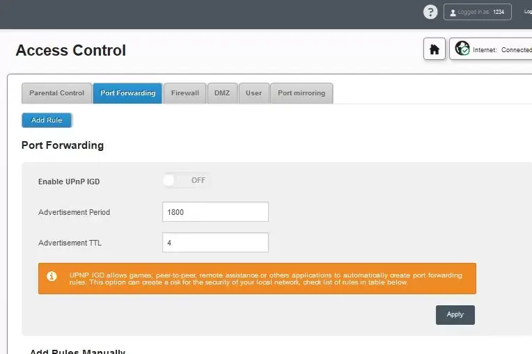 Port Forwarding