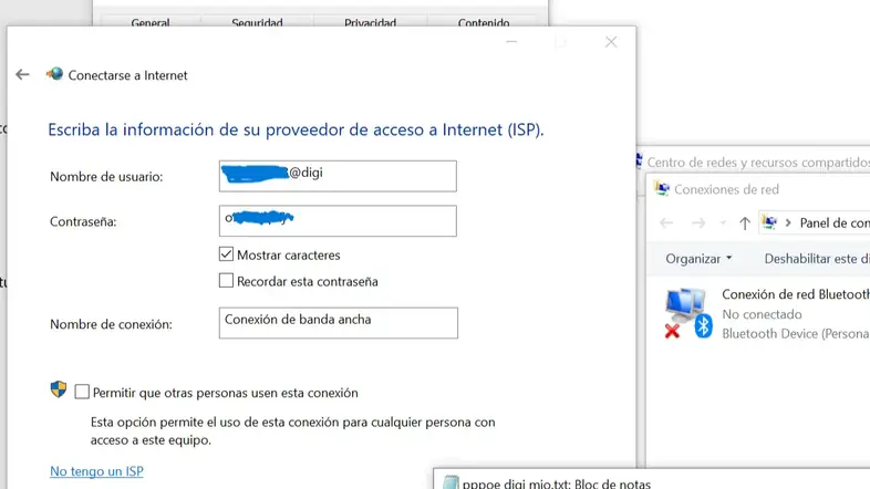 configuracion pppoe