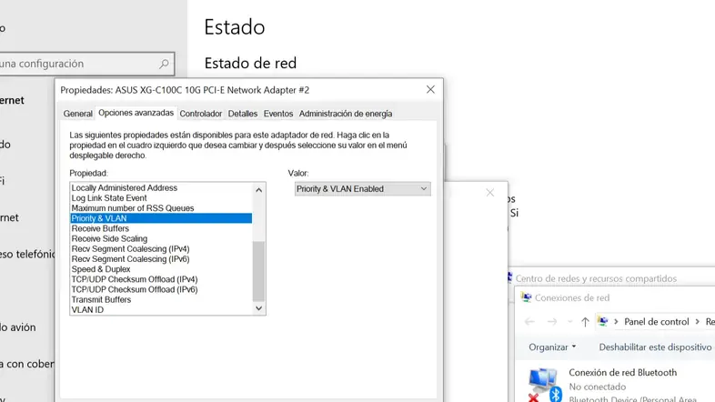 configuracion vlan