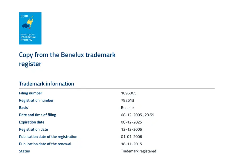 BOIP Trademarks register Benelux Office for Intellectual Property_page-0001