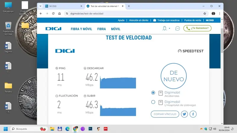 Prueba 01 despues de hablar con tecnicos DIGI