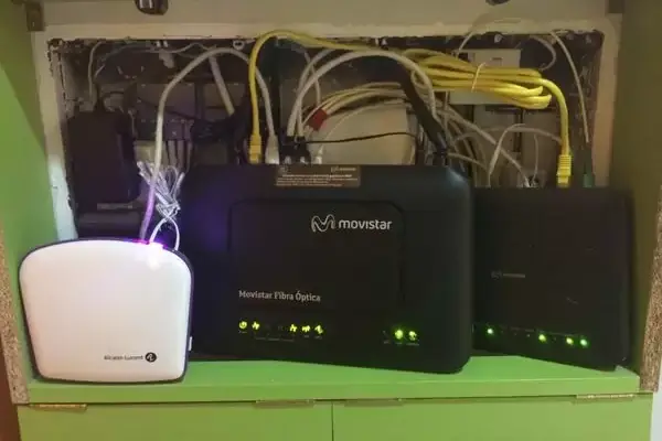router fibra Movistar