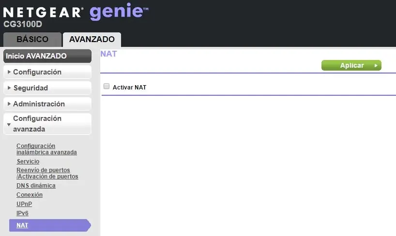 Configuración del router