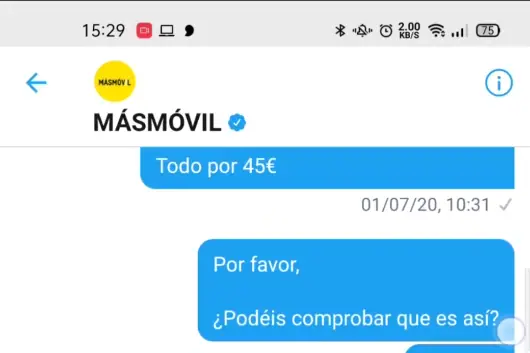 Twitter de MásMóvil 4