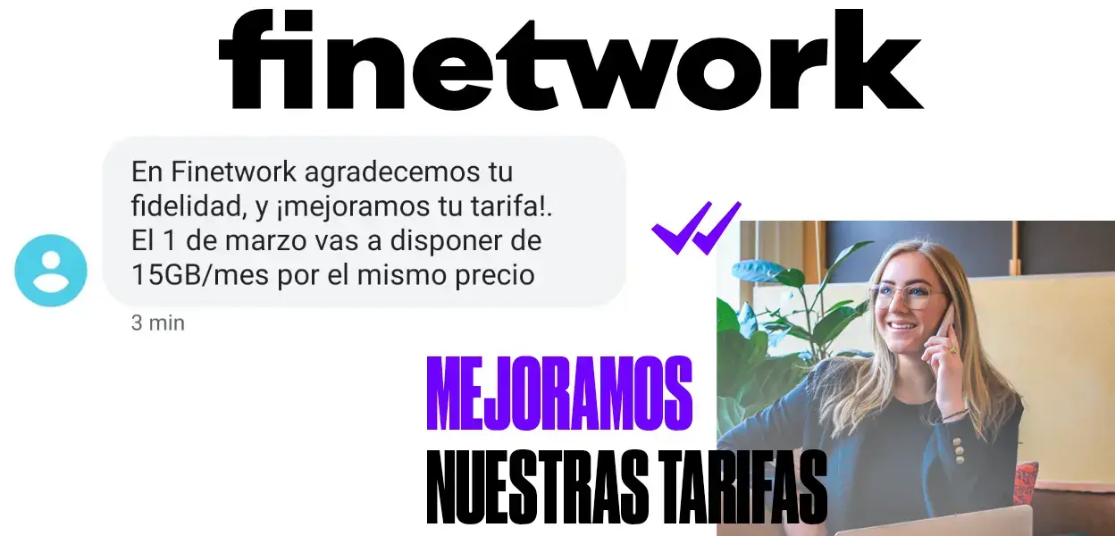 finetwork mejora tarifas